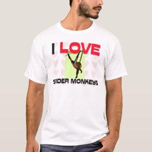 I Love Spider Monkeys T-Shirt
