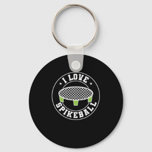 I Love Spikeball Roundball Ballsport Key Ring