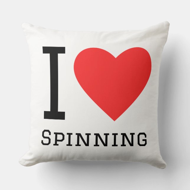 I love spinning cushion (Front)