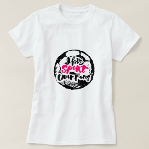 I Love Sport Champions Typography Design T-Shirt