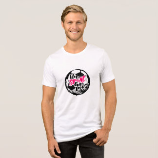 I Love Sport Champions Typography Design Tri-Blend Shirt