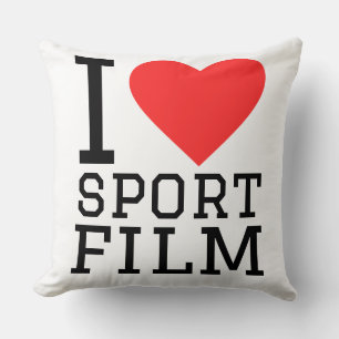 I love sport film cushion