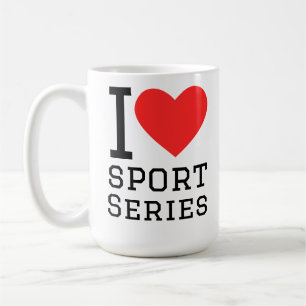 I love sport series coffee mug