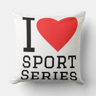 I love sport series cushion