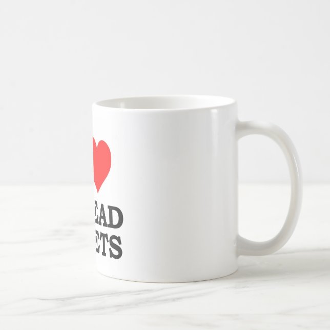 I Love Spreadsheets Coffee Mug (Right)