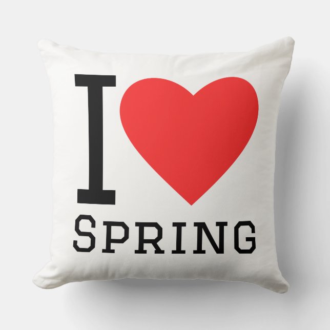 I love spring cushion (Front)