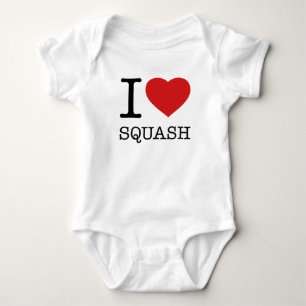 I LOVE SQUASH BABY BODYSUIT