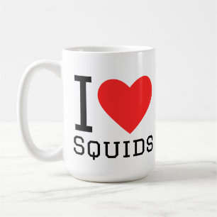 I love squids coffee mug