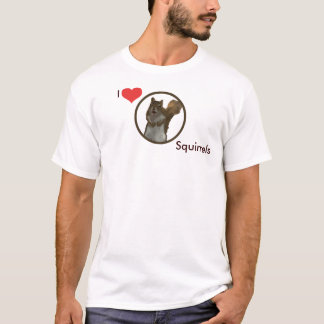 I Love Squirrels T-Shirt