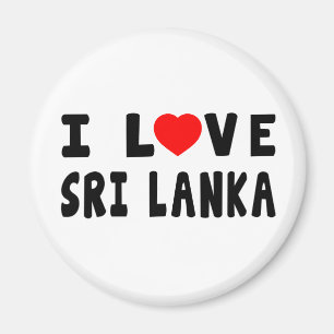 I Love Sri Lanka Magnet