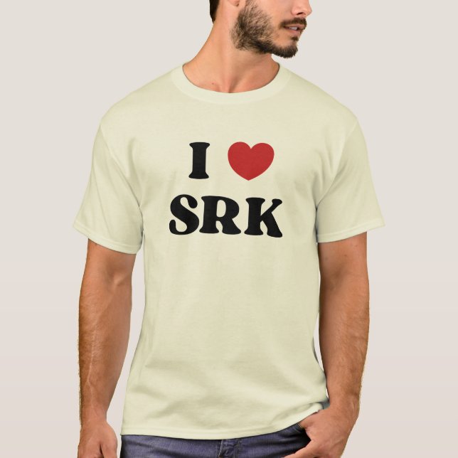 I Love SRK - I Love Shahrukh Khan T-Shirt (Front)