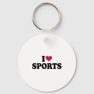 I Love Srts Fitness Motivation  Key Ring