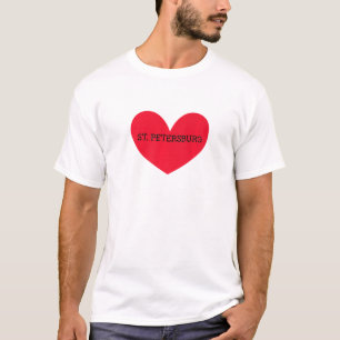 I Love St Ersburg Hometown Florida Home State Fl R T-Shirt