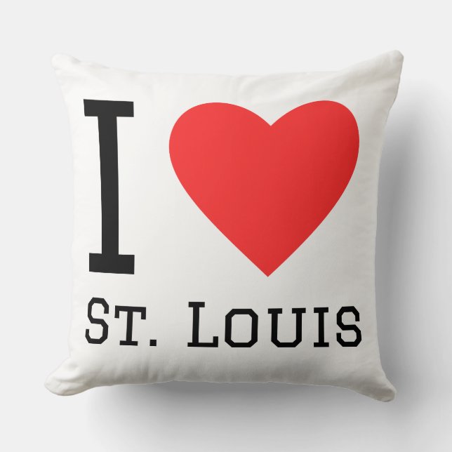I love st. Louis Cushion (Front)