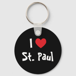 I Love St. Paul Key Ring