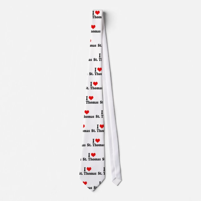 I Love St. Thomas, Canada Tie (Front)