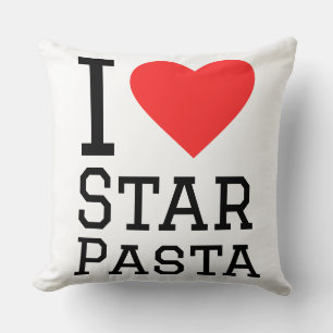 I love star pasta cushion