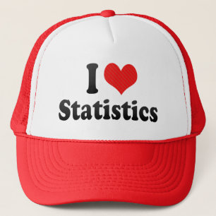 I Love Statistics Trucker Hat