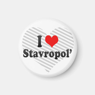 I Love Stavropol', Russia Magnet