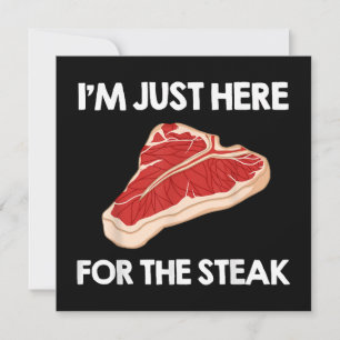 I Love Steak Gift Ribeye House Invitation