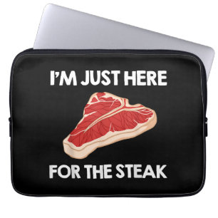 I Love Steak Gift Ribeye House Laptop Sleeve