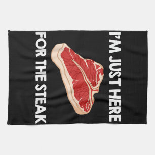 I Love Steak Gift Ribeye House Tea Towel