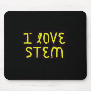 I Love Stem - Science Mouse Pad