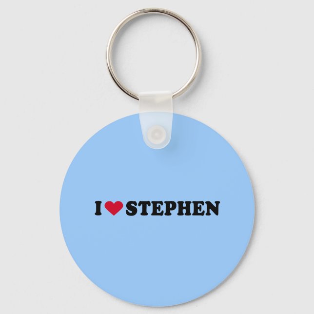 I LOVE STEPHEN KEY RING (Front)