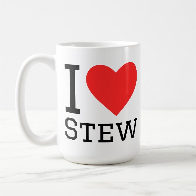 I love stew coffee mug (Left)