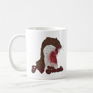 I Love Stoats Coffee Mug