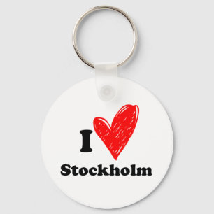 I Love Stockholm Key Ring