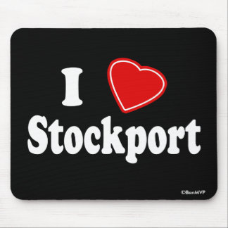 I Love Stockport Mouse Pad