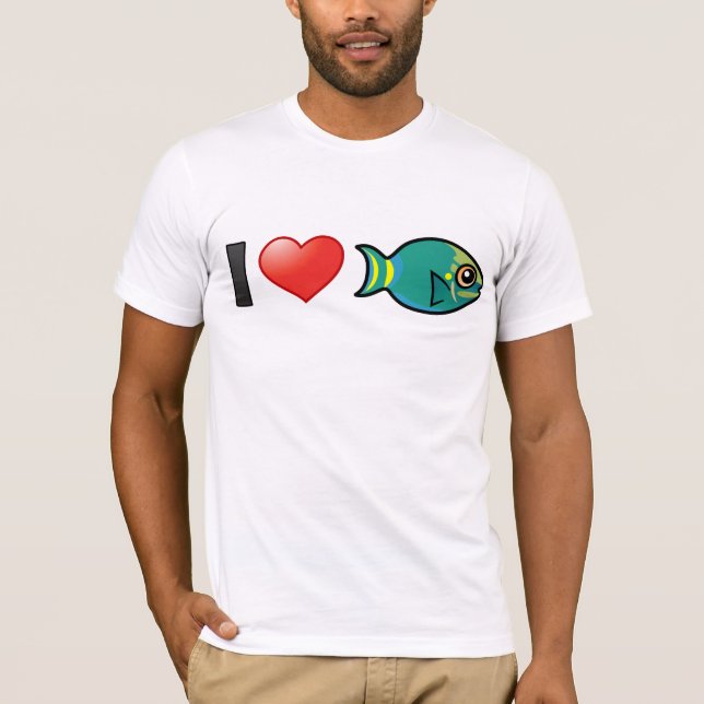 I Love Stoplight Parrotfish T-Shirt (Front)