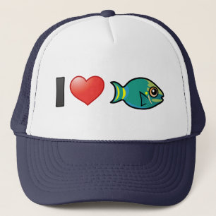 I Love Stoplight Parrotfish Trucker Hat