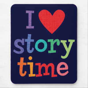 I Love Storytime T-Shirts & Gifts Mouse Pad