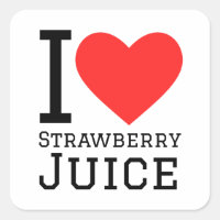 I love strawberry juice