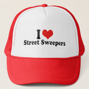 I Love Street Sweepers Trucker Hat