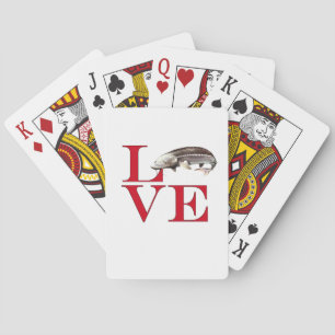 I Love Sturgeon Playing Cards