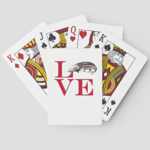 I Love Sturgeon Playing Cards