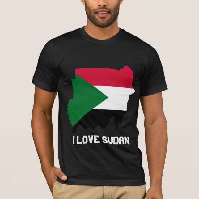 I LOVE SUDAN T-Shirt (Front)