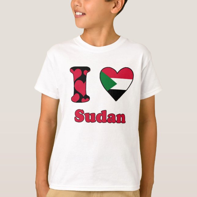 I love Sudan T-Shirt (Front)