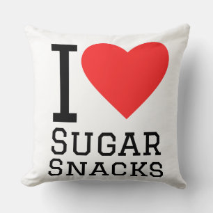 I love sugar snacks cushion
