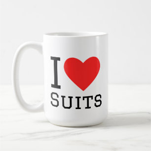 I love suits coffee mug