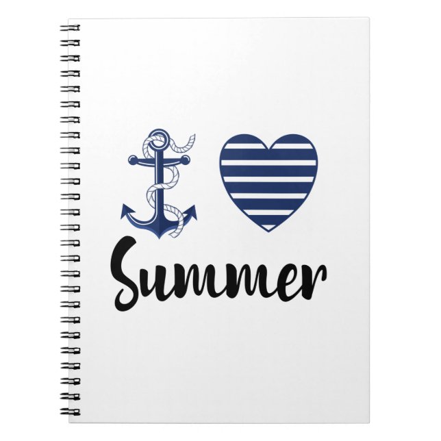 I Love Summer Notebook (Front)