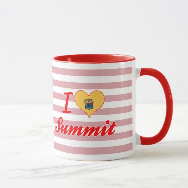 I Love Summit, New Jersey Mug (Right)