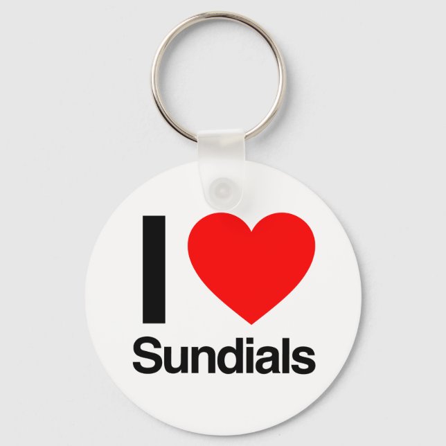 i love sundials.ai key ring (Front)