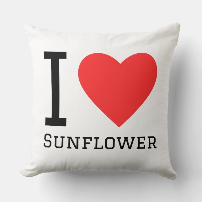 I love sunflower cushion (Front)
