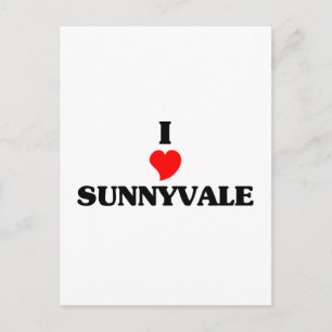I love Sunnyvale Postcard