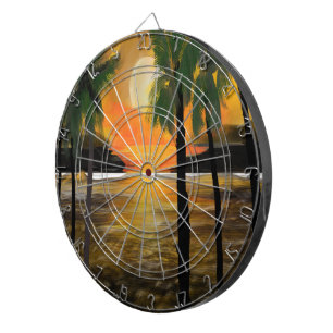 I love sunset so dartboard