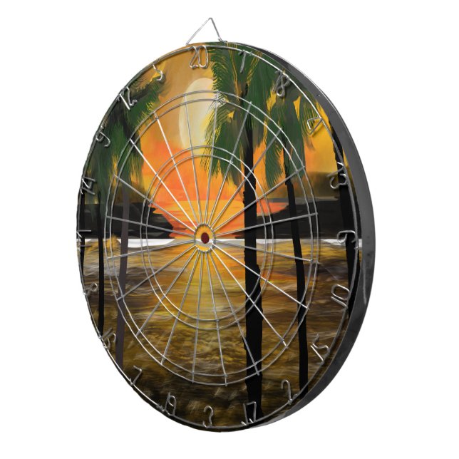 I love sunset so  dartboard (Front Right)